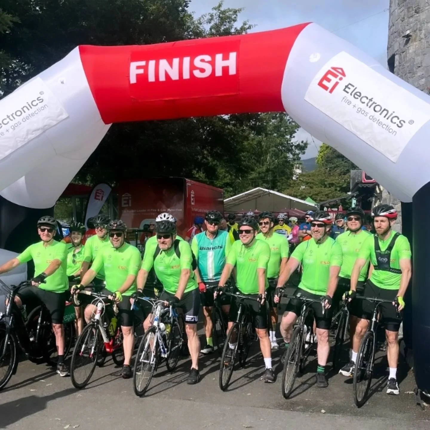 Irish Electrical Benevolent Association logo with Donate Now button.